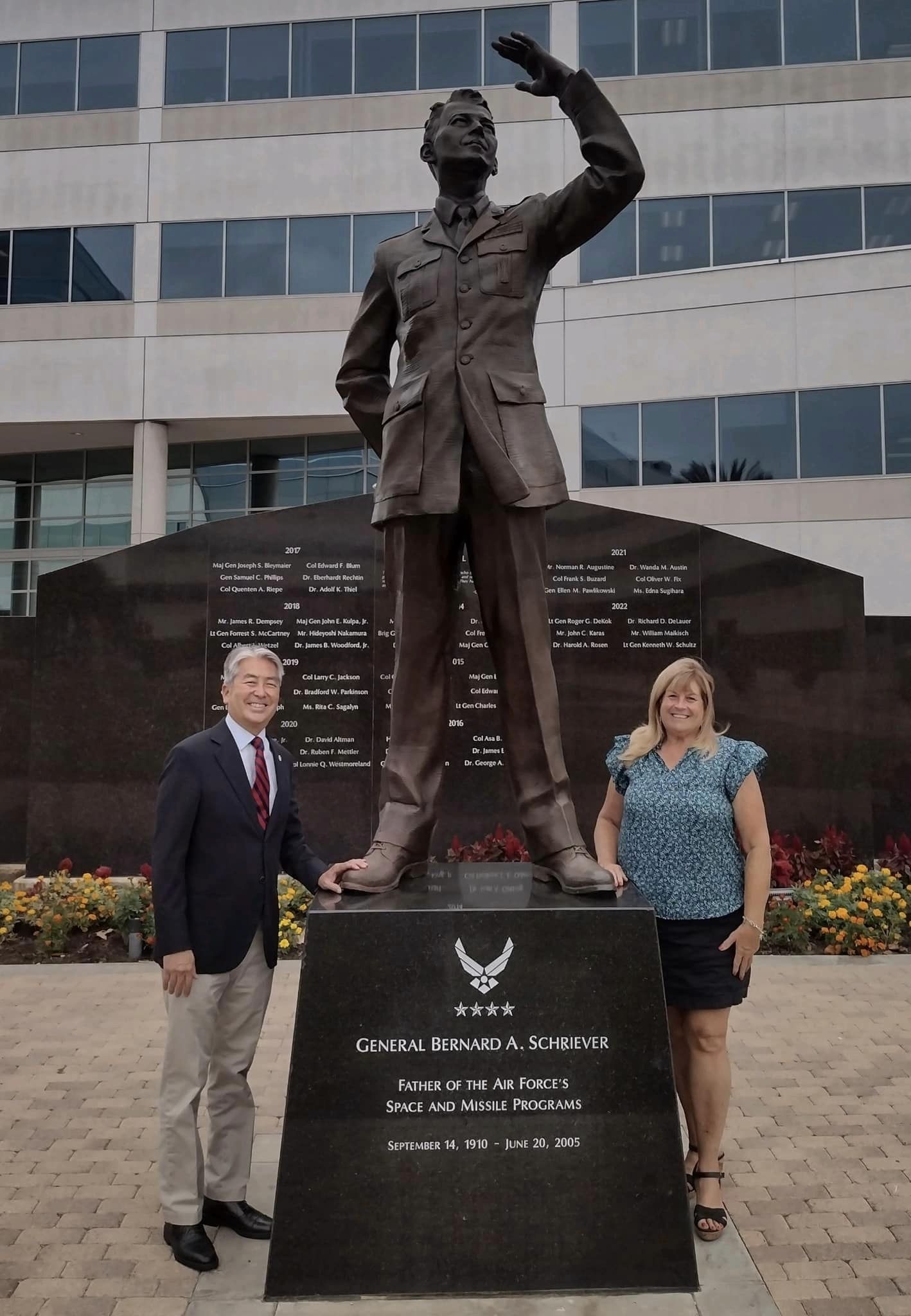 Schriever Wall of Honor Induction Ceremony at LA Air Force Base ...