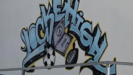 Locke High artwork painted on wall
