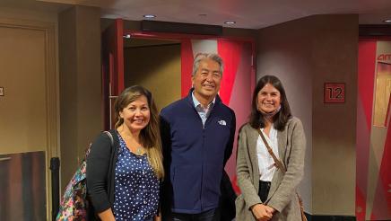 Asm. Muratsuchi with Jane Poleshek and attendee