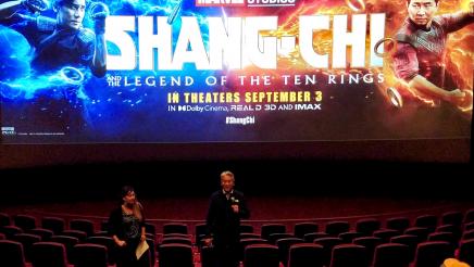 Asm. Muratsuchi speaking to those in attendance
