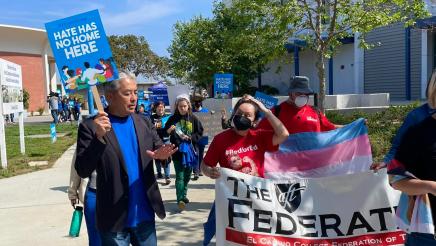 Asm. Muratsuchi joining marchers