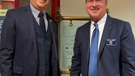 Asm. Muratsuchi with Redondo Beach City Attorney Mike Webb