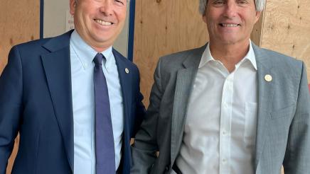 Asm. Muratsuchi with Redondo Beach Mayor Bill Brand