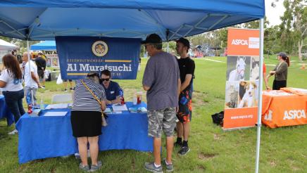 Asm. Muratsuchi's booth at the event