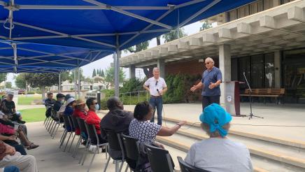 Guest speaker speaking to attendees