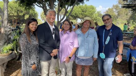 Asm. Muratsuchi with Valmonte Farm and Garden staff