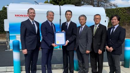 Asm. Muratsuchi with Honda President & CEO Noriya Kaihara, Japan Consul General Kenko Sone, and Torrance Mayor George Chen