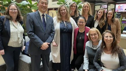 Asm. Muratsuchi with Redondo Beach PTA leaders