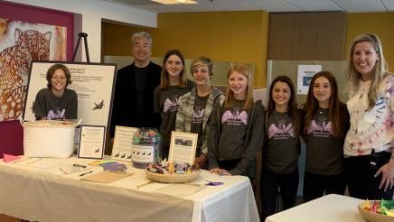 Asm. Muratsuchi posing with a small group of attendees