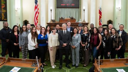 Asm. Muratsuchi with members of Leadership Torrance on the Assembly Floor