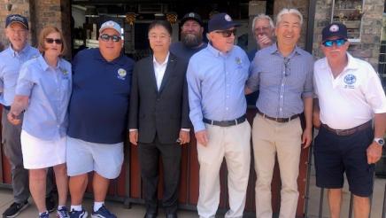 Group photo of Asm. Muratsuchi with Rep. Ted Lieu, Lomita officials and others