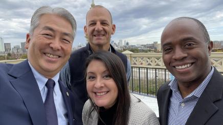 Asm. Muratsuchi with Asm. McCarty, Asm. Rivas and Supt. Thurmond