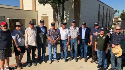 Group of Veterans gathered