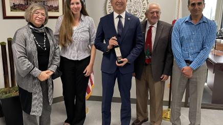 Asm. Muratsuchi with Palestinian American constituents