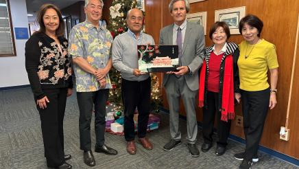 Asm. Muratsuchi, Mayor Brand, Mr. Kamiya and others