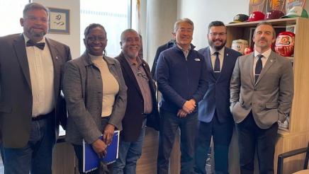 Group photo of Asm. Muratsuchi with CFT representatives