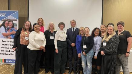 Asm. Muratsuchi with members of the California State PTA