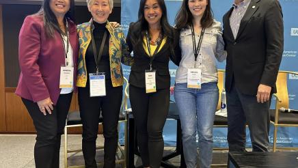 Group photo of Asm. Muratsuchi with other panelists