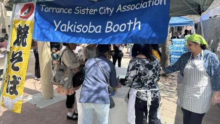 Torrance Sister City Association Yakisoba booth