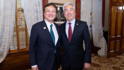 Asm. Muratsuchi with Japanese representative