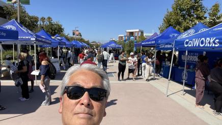 Asm. Muratsuchi on campus at El Camino College