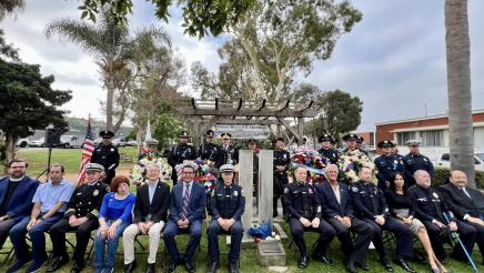 Group photo of Asm. Muratsuchi with first responders