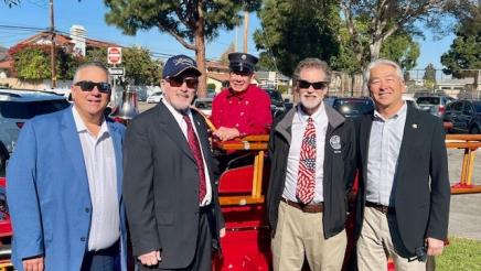 Group photo of Asm. Muratsuchi with Lomita officials