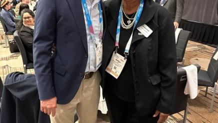 Asm. Muratsuchi with CSBA member