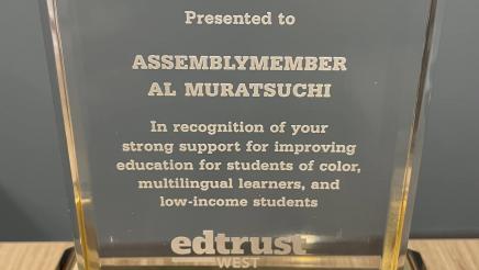 Asm. Muratsuchi's award