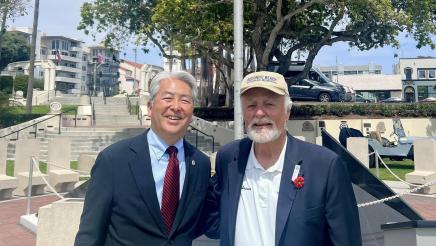 Asm. Muratsuchi with Lt. Col. (Ret.) Tom Lasser