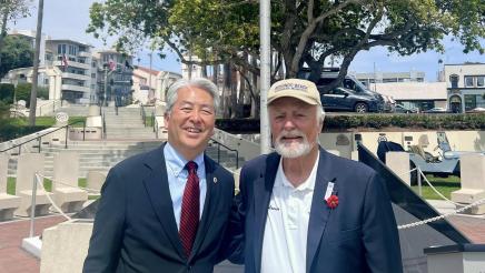 Asm. Muratsuchi with Lt. Col. (Ret.) Tom Lasser